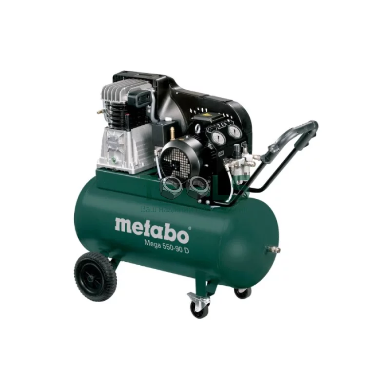 Компрессор Metabo Mega 550-90 D (3 кВт, 510 л/мин, 90 л, 3ф) (601540000)