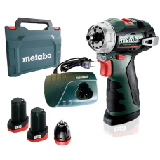 Аккумуляторная дрель-шуруповерт Metabo PowerMaxx BS BL Q (2х12 В, 2 А*ч) (601749500)