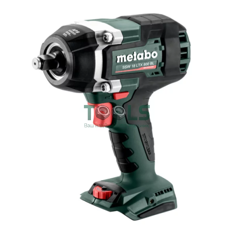 Аккумуляторный ударный гайковерт Metabo SSW 18 LTX 800 BL (18 В, без АКБ) (602403840)