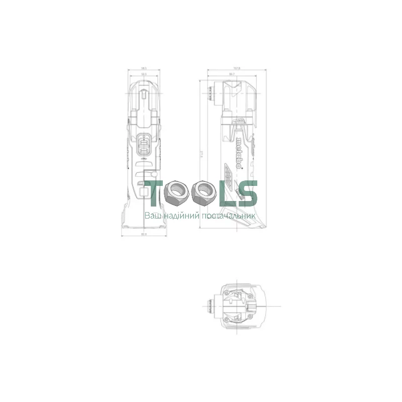 Реноватор Metabo MT 18 LTX (18 В, без АКБ) (613021890)