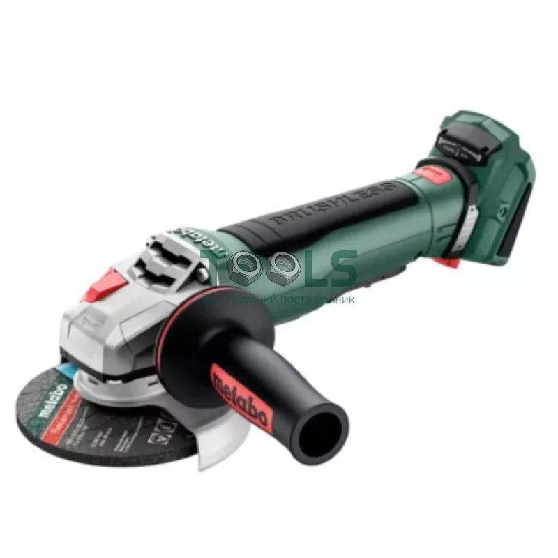 Аккумуляторная болгарка Metabo WPB 18 LT BL 11-125 Quick (18 В, без АКБ, 125 мм) (613059850)