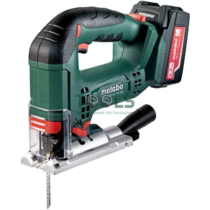 Аккумуляторный лобзик Metabo STAB 18 LTX 100 (18 В, 2х5.2 А*ч) (601003650)