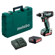 Акумуляторний ударний гайковерт Metabo PowerMaxx SSD 12 + кейс (2х12 В, 2 А * год) (601114500)