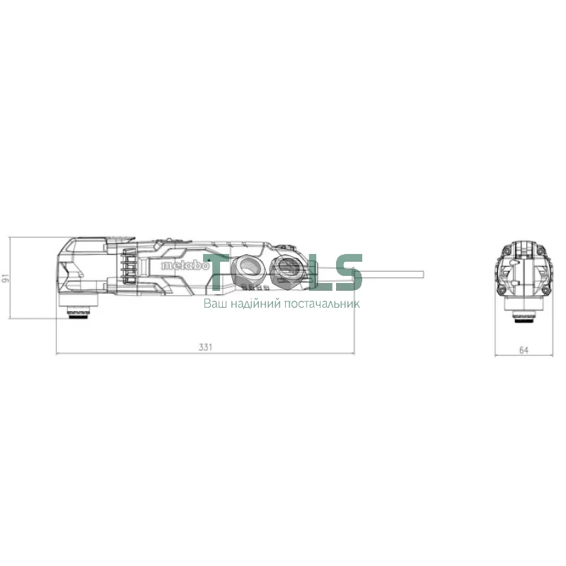 Реноватор Metabo MT 400 Quick (0.4 кВт) (601406000)