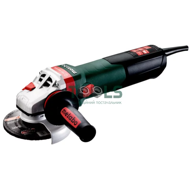 Кутова шліфувальна машина Metabo WEBA 17-125 Quick (1.7 кВт, 125 мм) (600514000)