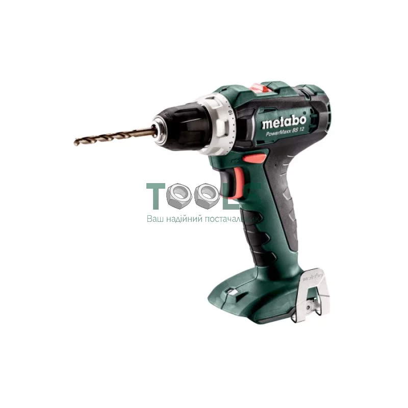 Аккумуляторная дрель-шуруповерт Metabo PowerMaxx BS 12 (12 В, 40 Н*м, без АКБ) (601036890)