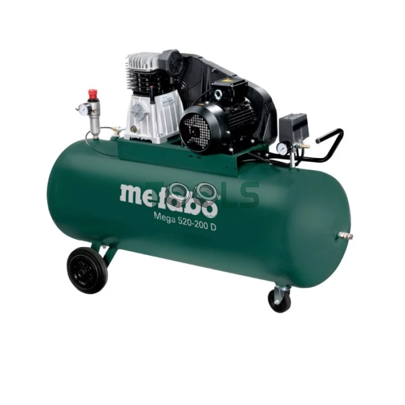 Компрессор 200 л 490 л/хв Mega 520-200 D Metabo 601541000