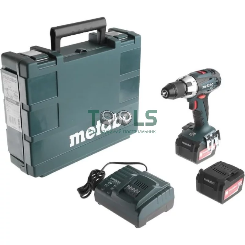 Аккумуляторный шуруповерт Metabo BS 14.4 LT Compact (2х14.4 В, 2 А*ч) (602100510)