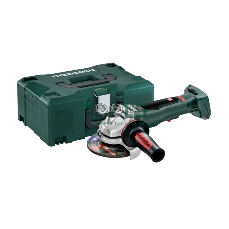 Акумуляторна болгарка безщіткова Metabo WPB 18 LTX BL 125 Quick + MetaLoc (125 мм, 18 В, без АКБ) (613075840)