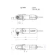 Кутовий дриль Metabo WBE 700 (0.7 кВт, 2600 об/хв) (600512000)