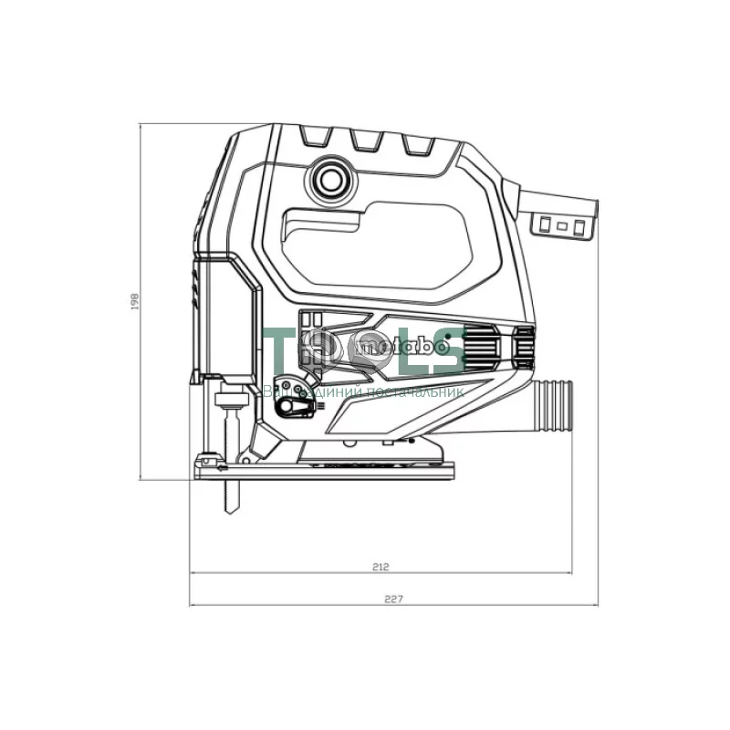 Электролобзик Metabo STEB 65 Quick (0.45 кВт) (601030000)