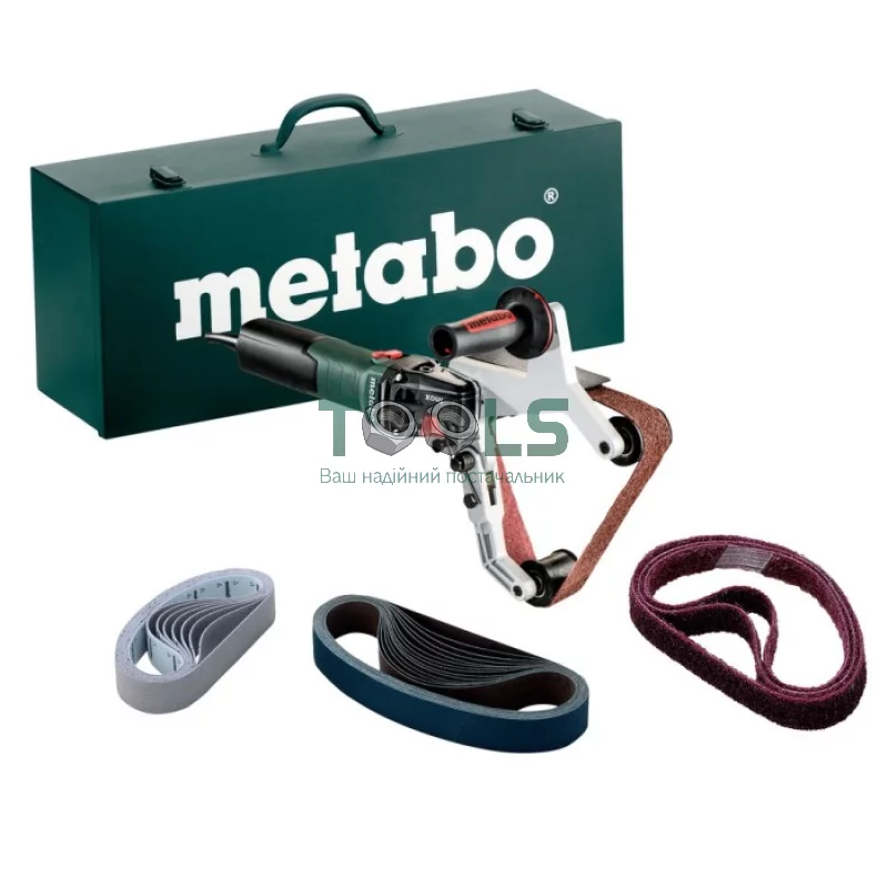 Ленточная шлифовальная машина для труб Metabo RBE 15-180 Set (1.55 кВт, 180 мм) (602243500)