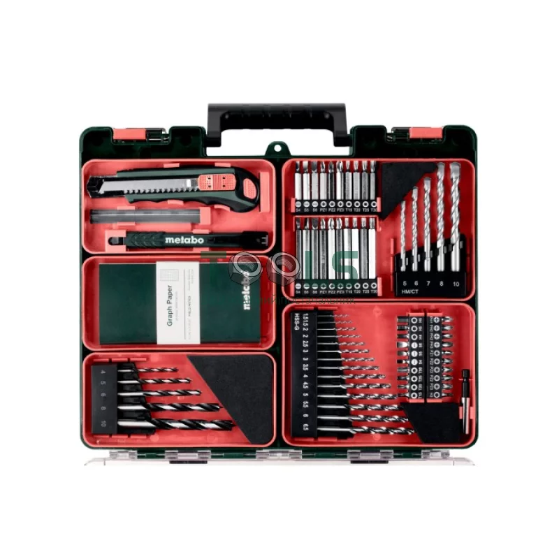 Акумуляторний ударний шуруповерт Metabo PowerMaxx SB 12 Set (12 В, 2х2 А*год) (601076870)