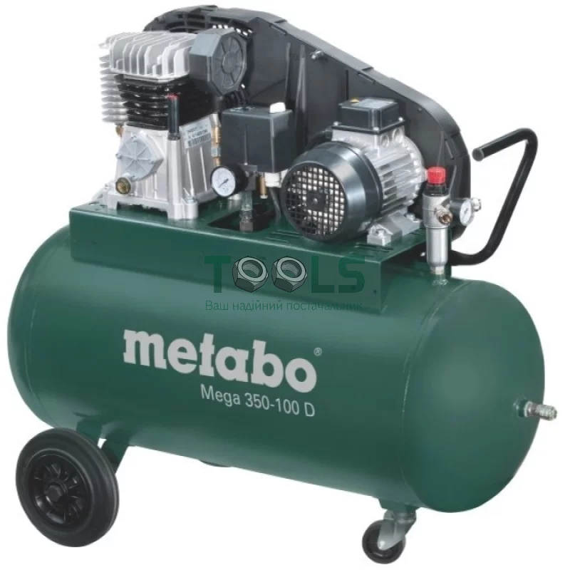 Компресор Metabo Mega 350-100 D (2.2 кВт, 320 л/хв, 3ф) (601539000)