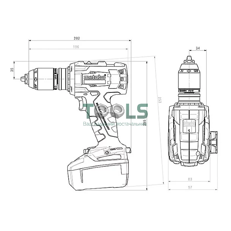 Аккумуляторная дрель-шуруповерт Metabo BS 18 LTX BL I (18 В, 2х5.5 А*ч, 130 Н*м) (602358660)