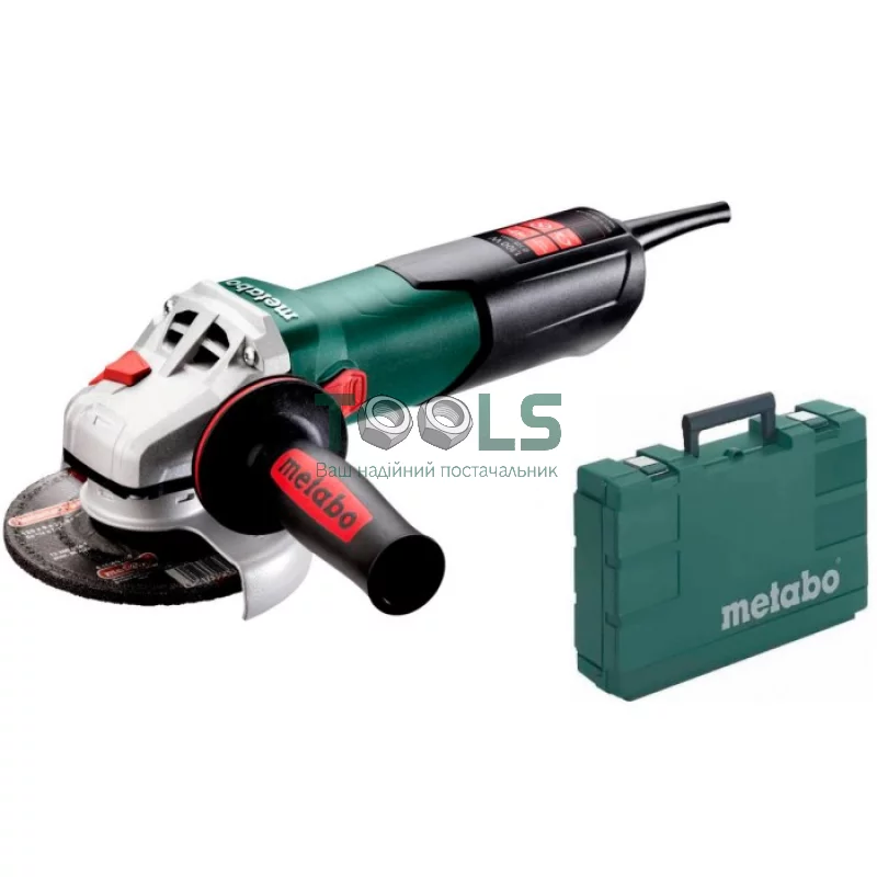 Кутова шліфувальна машина Metabo WEV 11-125 Quick (1.1 кВт, 125 мм) (603625500)