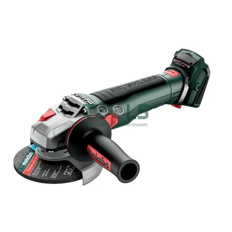 Аккумуляторная бесщеточная болгарка Metabo WB 18 LT BL 11-125 Quick (18 В, без АКБ, 125 мм) (613054850)