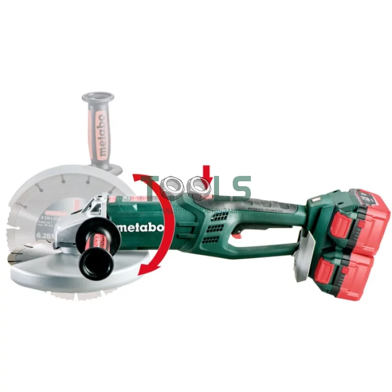 Акумуляторна безщіткова болгарка Metabo WPB 36-18 LTX BL 230 (230 мм, 2х18 В, без АКБ) (613102840)