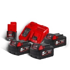 Набор 4 аккумулятора + зарядное устройство Milwaukee M18 NRG-503 (4933451423)