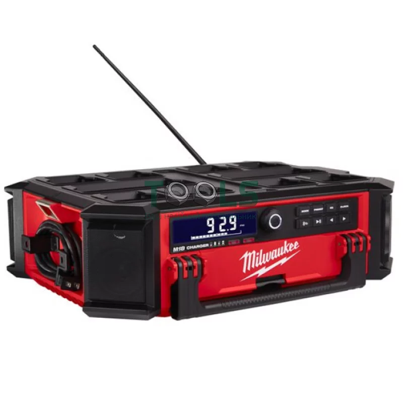 Зарядное устройство-радиоприемник Milwaukee M18PRCDAB+-0 (220/18 В, без АКБ, 40 Вт) (4933472112)