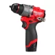 Аккумуляторная дрель-шуруповерт Milwaukee M12 FDD2-0 (12 В, без АКБ, 45 Н*м) (4933479872)