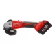 Аккумуляторная болгарка Milwaukee M18 BLSAG125X-402X (18 В, 2х4 А*ч, 125 мм) (4933492644)