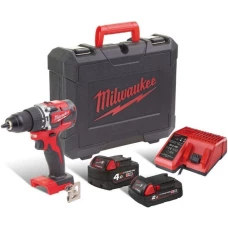 Акумуляторний дриль Milwaukee M18 BDD-202C (18 В, 2 х 2 А*год, 50 Н*м) (4933443555)