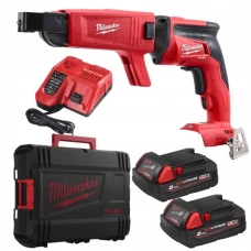 Аккумуляторный шуруповерт для гипсокартона Milwaukee M18 FUEL FSGC-202X (18 В, 2х5 А*ч, 13 Н*м) (4933459199)