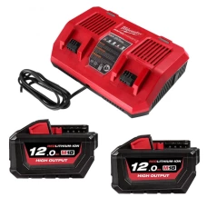 Набор 2 аккумулятора + зарядное устройство Milwaukee M18 HNRGO3-122 (4932492935)