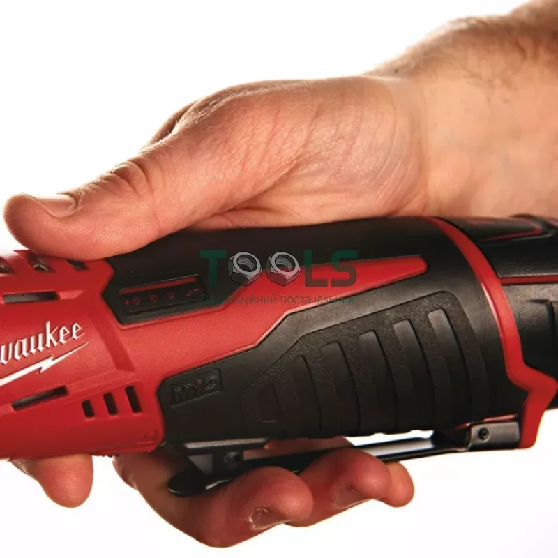 Аккумуляторный угловой гайковерт Milwaukee M12 IR-201B (12 В, 2 А*ч, 40 Н*м) (4933441725)