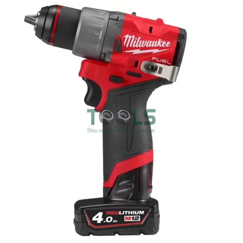 Аккумуляторная ударная дрель-шуруповерт Milwaukee M12 FPD2-402X + Аккумуляторный гайковерт Milwaukee M12 FIWF12 (12 В, 2х4 А*ч) (4933492512)