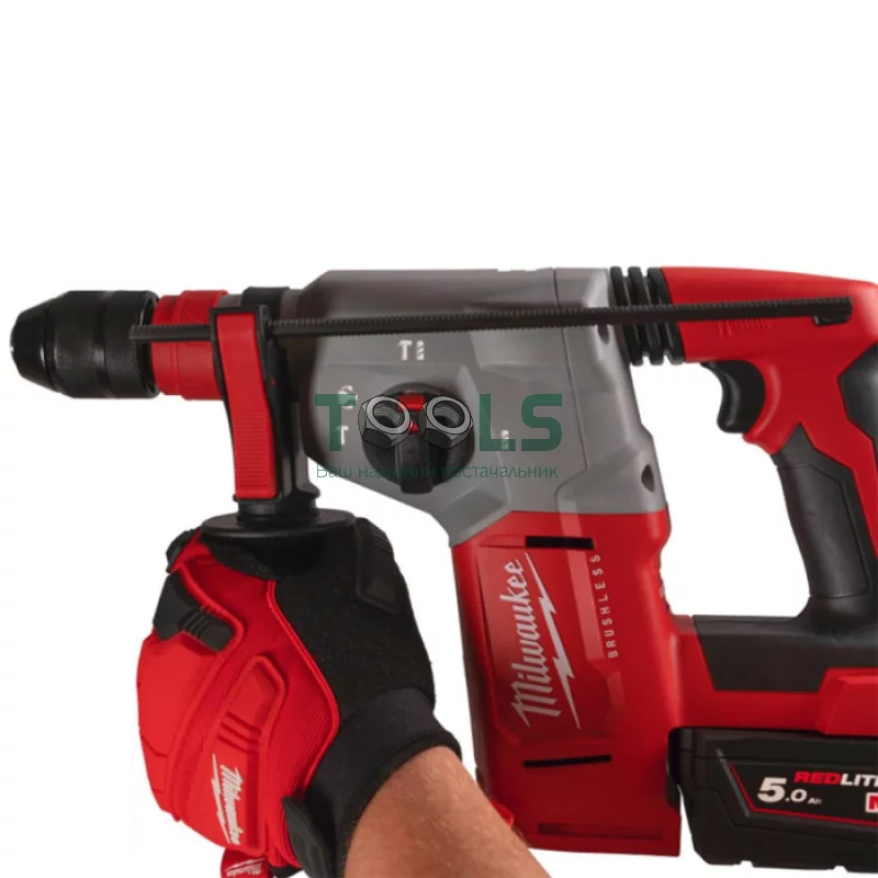 Аккумуляторная дрель-шуруповерт Milwaukee M18 BLDD2-0X + перфоратор Milwaukee M18 BLHX-502X (18 В, 3х5 А*ч) (4933492649)