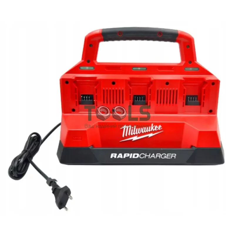 Зарядная станция Milwaukee M18 PC6 EU (6 х 18 В) (4932480162)