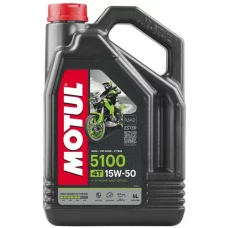 Моторное масло Motul 5100 4T, 15W50 4 л (104083)