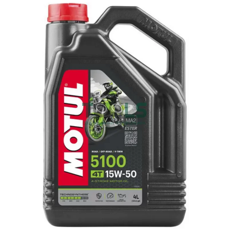 Моторное масло Motul 5100 4T, 15W50 4 л (104083)