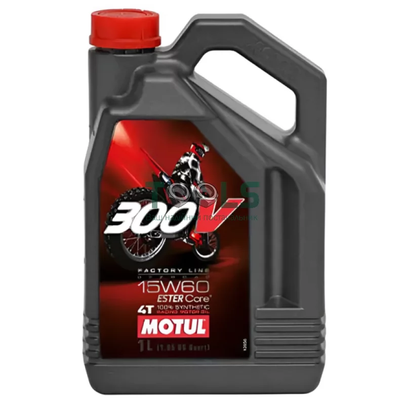 Моторна олива Motul 300V 4T Factory Line Off Road, 15W60, 4 л (104138)