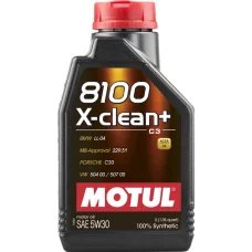 Моторное масло MOTUL 8100 X-clean+, 5W30 1 л (106376)