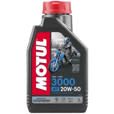 Моторное масло Motul 3000 4T 20W50, 1 л (107318)