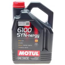 Моторное масло Motul 6100 Syn-nergy, 5W30 4 л (107971)