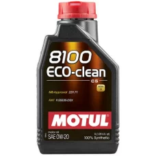 Моторне масло Motul 8100 Eco-clean, 0W20 1 л (108813)