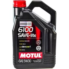 Моторное масло Motul 6100 Save-lite SAE 5W-30, 4 л (112998)