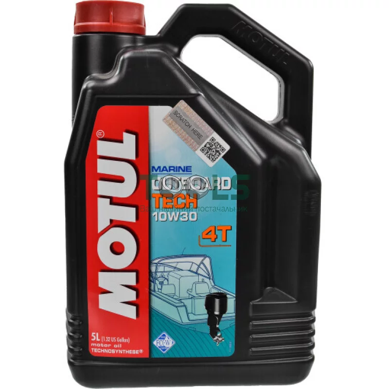 Моторное масло Motul Outboard Tech 4T 10W30, 5 л (106447)