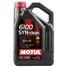 Моторна олива Motul 6100 Syn-clean, 5W40, 5 л (107943)