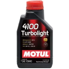 Моторне масло Motul 4100 Turbolight, 10W40 1 л (108644)