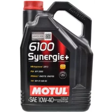 Моторное масло Motul 6100 Synergie+, 10W40 5 л (108647)