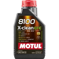 Моторное масло MOTUL 8100 X-clean EFE, 5W30 1л (109470)