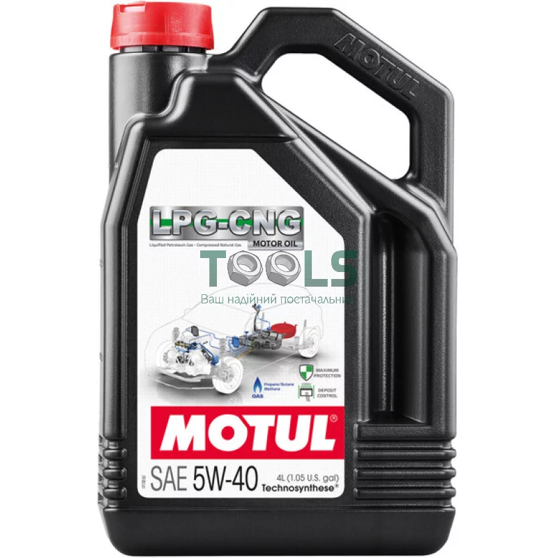 Моторное масло Motul LPG-CNG 5W40, 4 л (110669)