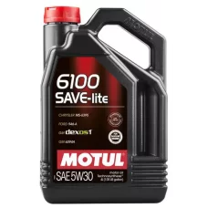 Моторное масло Motul 6100 Save-lite, 5W30, 4 л (107957)