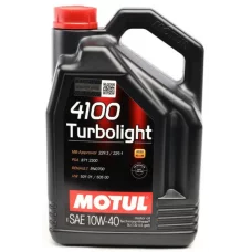 Моторне масло Motul 4100 Turbolight, 10W40 5 л (108645)