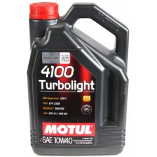 Моторне масло Motul 4100 Turbolight, 10W40 4 л (109462)